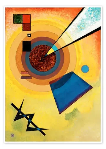 Verde y rojo de Wassily Kandinsky ARTOTHEK