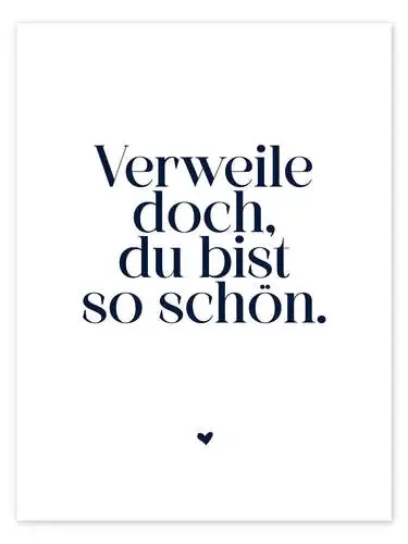 Verweile doch, du bist so schön. I de Typobox Editors Choice
