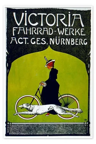 Victoria Fahrradwerke de Vintage Advertising Collection