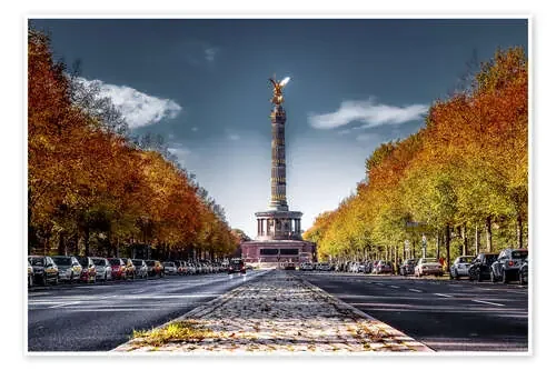 Victory Column Berlin during Fall de Sören Bartosch