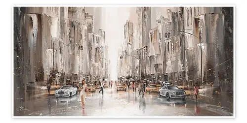 Vida de la ciudad, Nueva York (Panorama) de Isabella Karolewicz