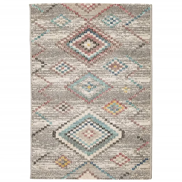 vidaXL Alfombra de interior/exterior diseño vintage ARBIZU 160×230 cm (2)