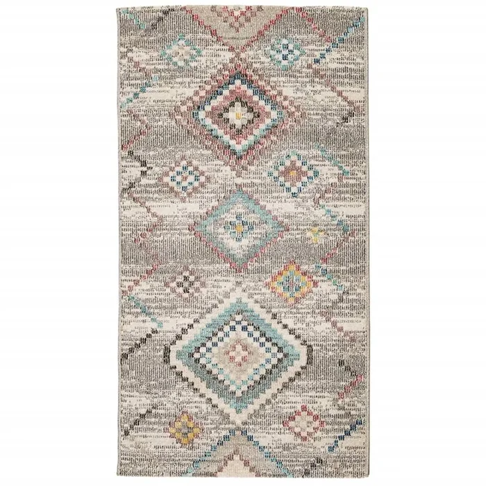 vidaXL Alfombra de interior/exterior diseño vintage ARBIZU 80×150 cm (4)