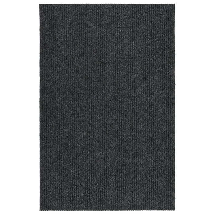 vidaXL Alfombra de pasillo atrapa suciedad 100×150 cm gris antracita
