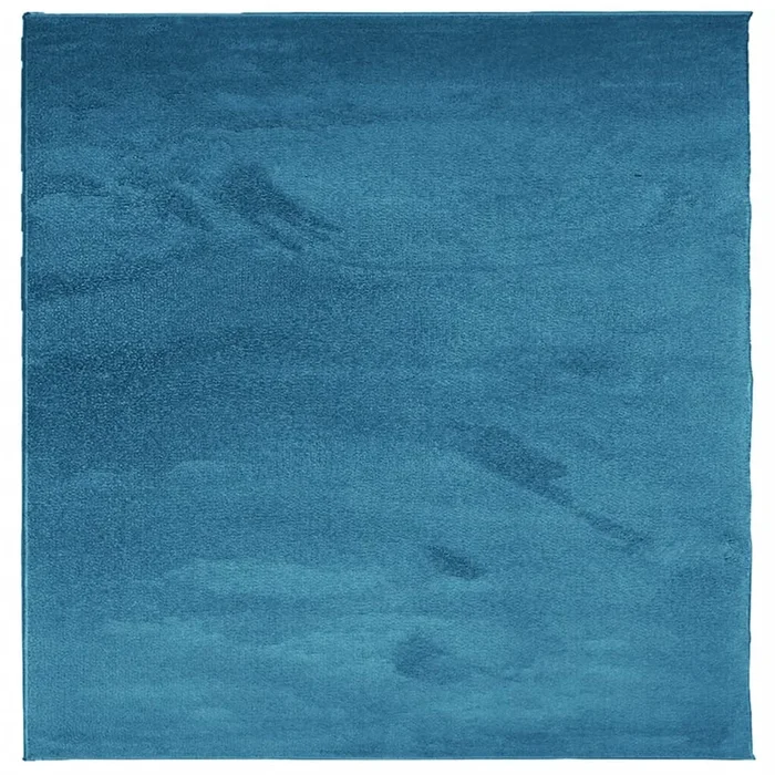 vidaXL Alfombra de pelo corto OVIEDO turquesa 120×120 cm