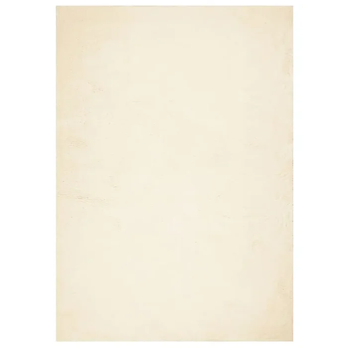 vidaXL Alfombra de pelo corto suave lavable HUARTE crema 120×170 cm