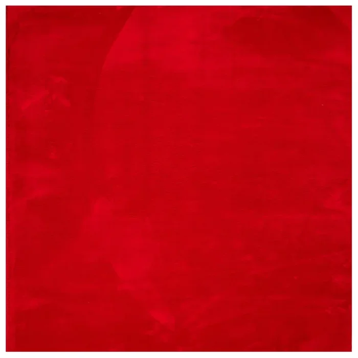 vidaXL Alfombra de pelo corto suave lavable HUARTE rojo 200×200 cm