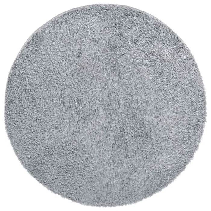vidaXL Alfombra de pelo largo NAVARRA gris claro 100×100 cm poliéster