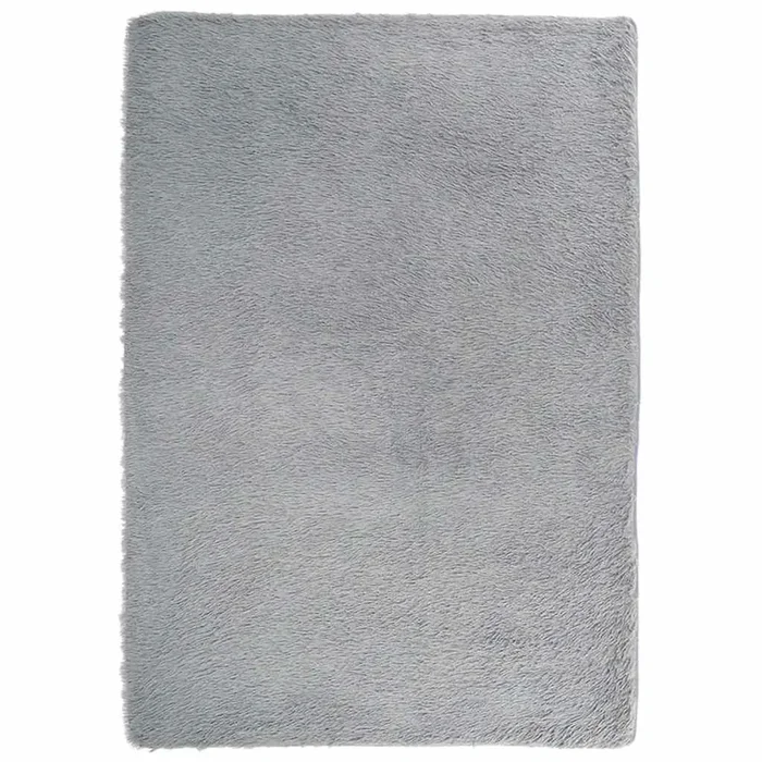 vidaXL Alfombra de pelo largo NAVARRA gris claro 240×340 cm poliéster