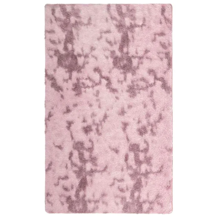 vidaXL Alfombra de pelo largo NAVARRA rosa polvoriento 80×150 cm