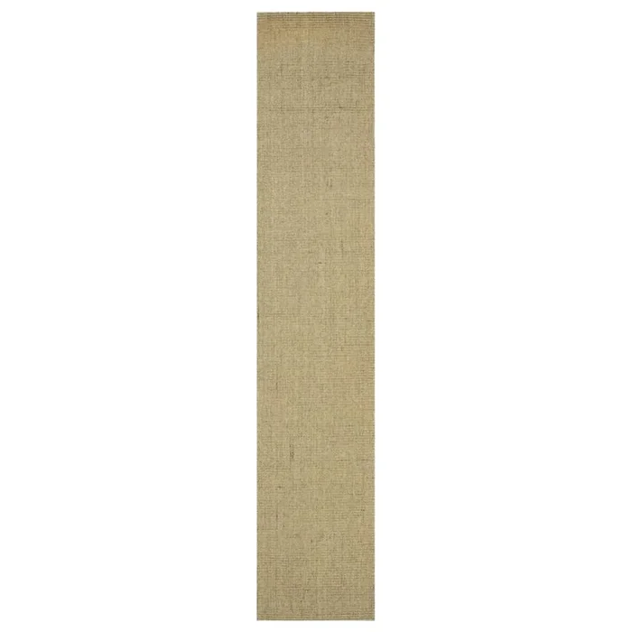 vidaXL Alfombra de sisal natural verde 66×350 cm