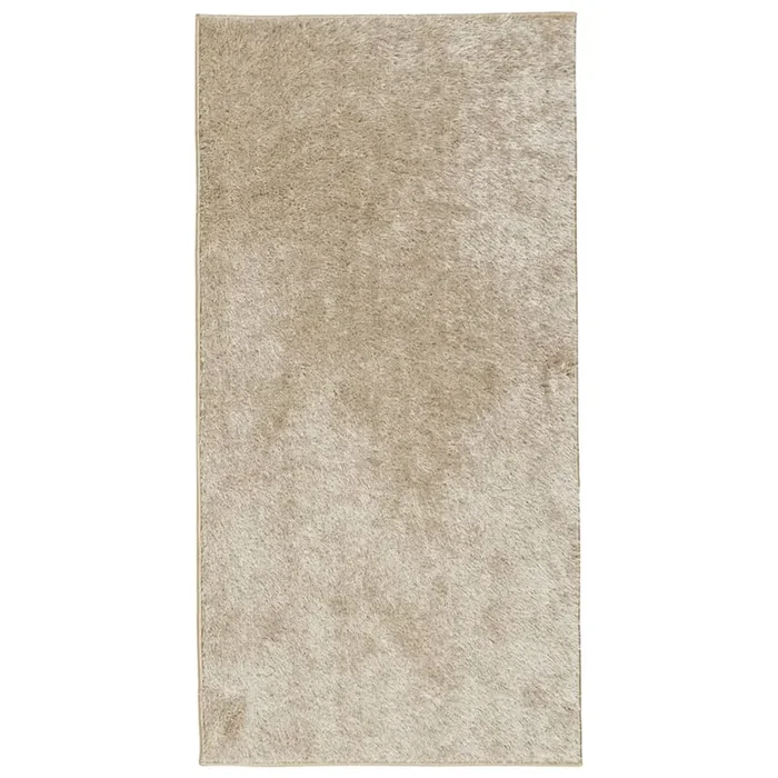 vidaXL Alfombra pelo largo aspecto brillante ISTAN beige 100×200 cm