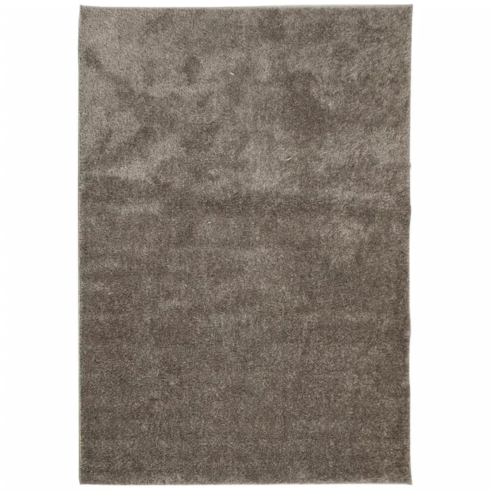 vidaXL Alfombra pelo largo aspecto brillante ISTAN gris 120×170 cm