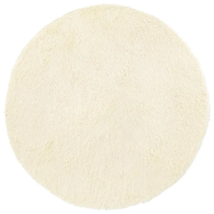 vidaXL Alfombra peluda de pelo largo NAVARRA crema 100x100cm poliéster