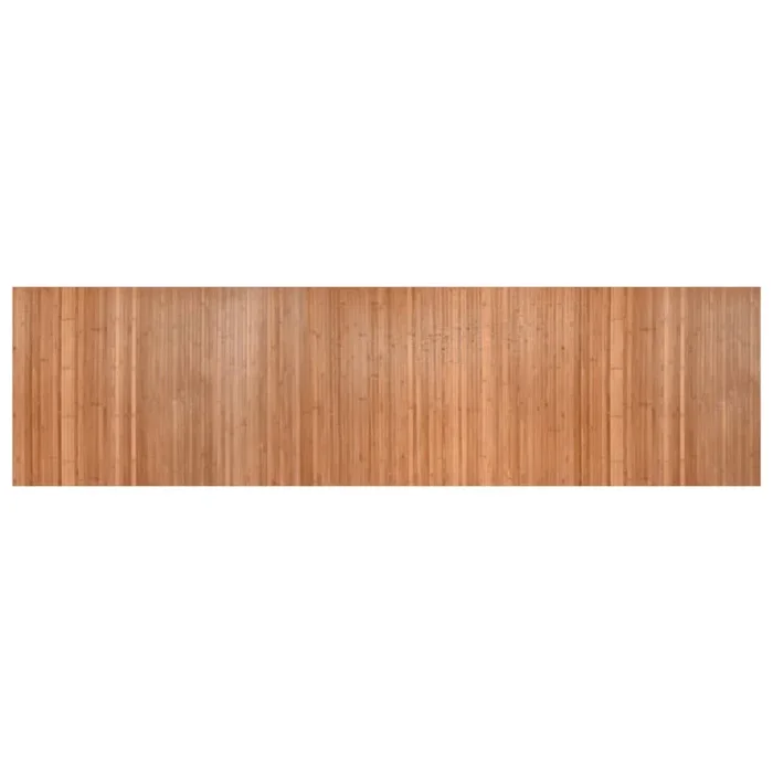 vidaXL Alfombra rectangular bambú color natural 80×300 cm (2)