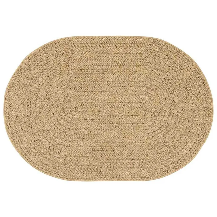 vidaXL Alfombra ZIZUR Marrón PP (3)