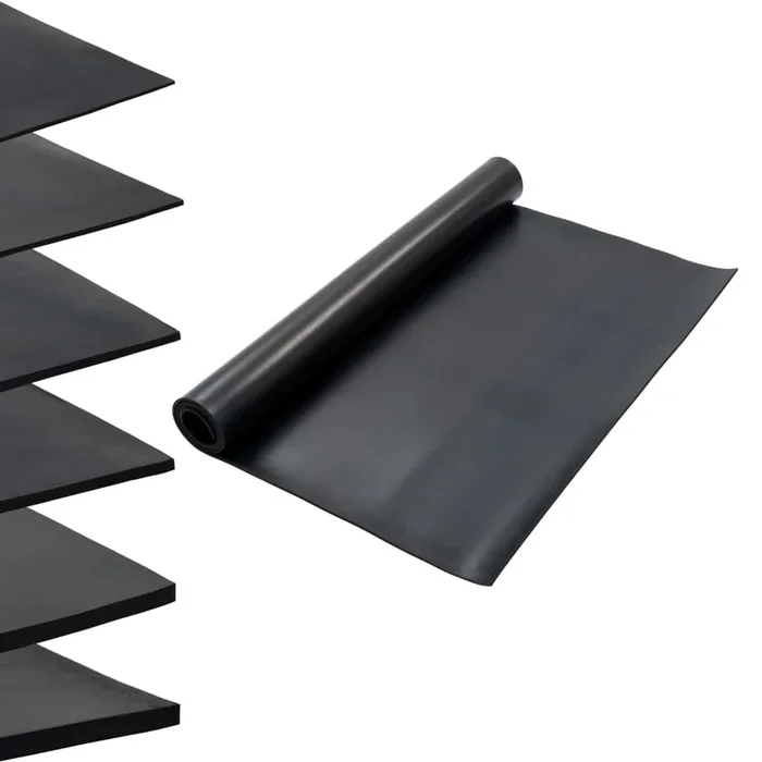 vidaXL Alfombrilla de goma antideslizante lisa 1,2×2 m 6 mm