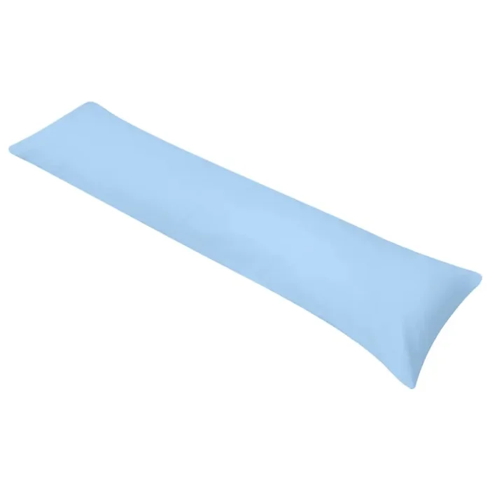 vidaXL Almohada corporal para dormir de lado 40×145 cm azul