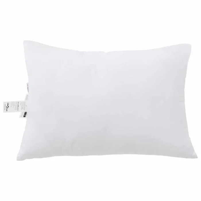 vidaXL Almohadas Otro con almohada Blanco 85gsm 100% poliéster (2)