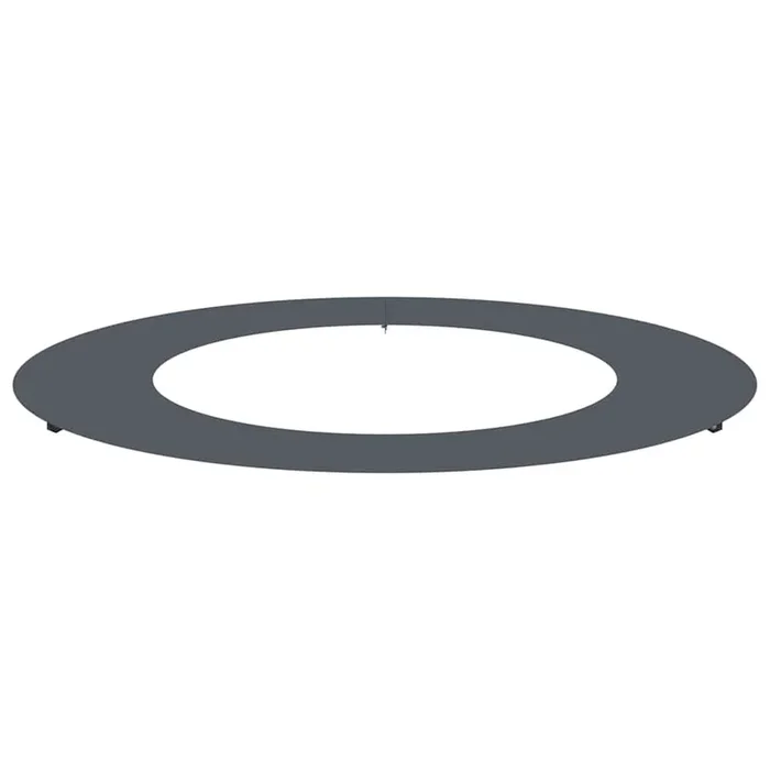 vidaXL Anillo plano para árbol Antracita Ø50 / 80 cm Acero