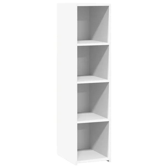 vidaXL Aparador alto madera de ingeniería blanco 30x41x124 cm