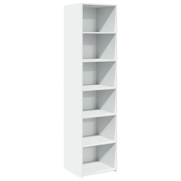 vidaXL Aparador alto madera de ingeniería blanco 45x41x185 cm