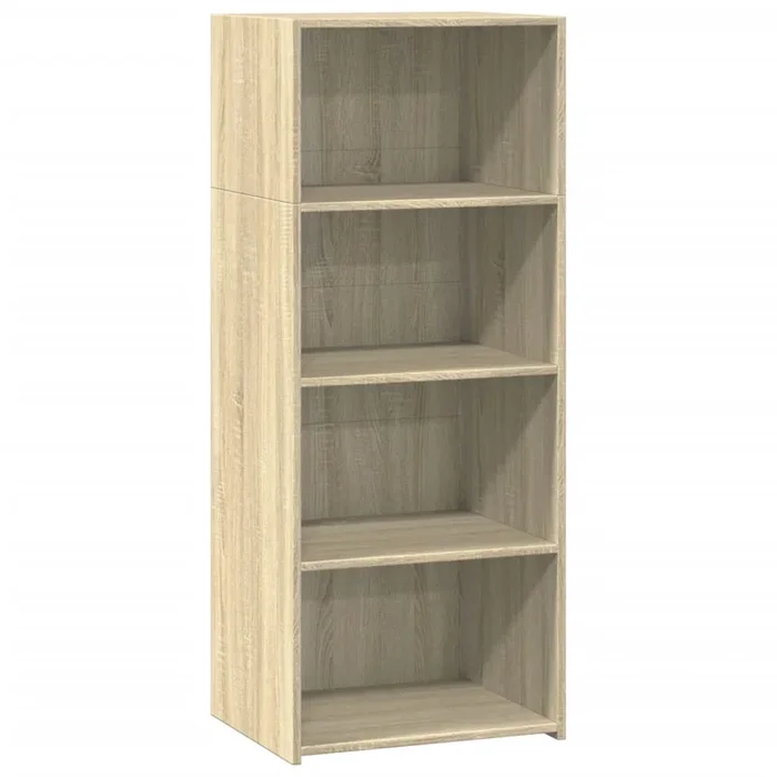 vidaXL Aparador alto madera de ingeniería roble Sonoma 50x41x124 cm