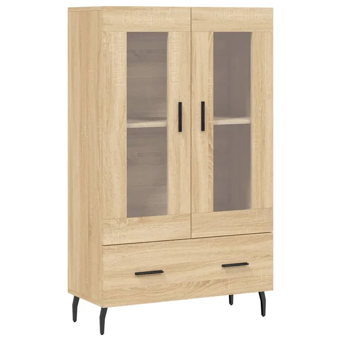 vidaXL Aparador alto madera de ingeniería roble Sonoma 69,5x31x115 cm