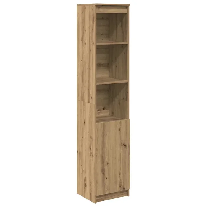 vidaXL Aparador Artisan Roble 37,5x35x180 cm Madera de ingeniería