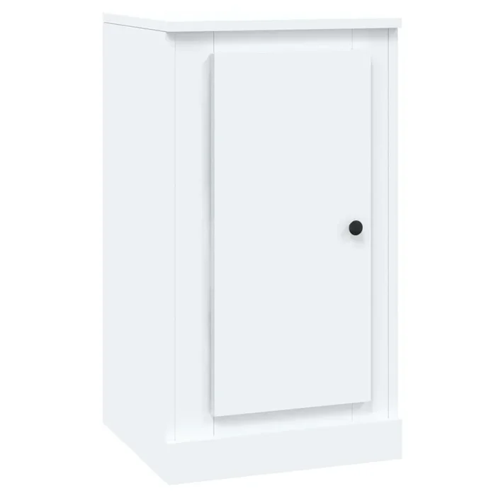 vidaXL Aparador de madera contrachapada blanco 37,5×35,5×67,5 cm