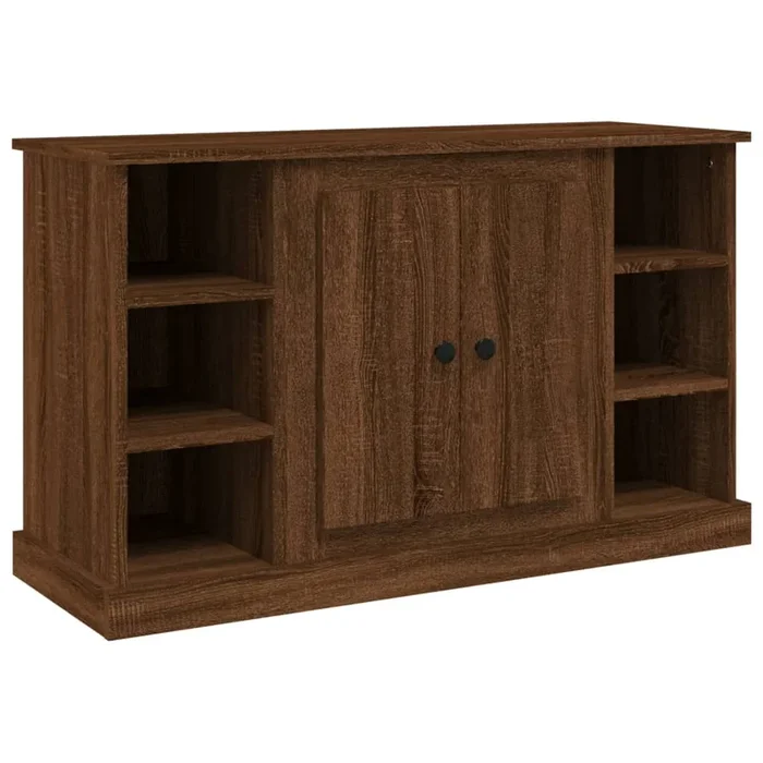 vidaXL Aparador de madera contrachapada roble marrón 100×35,5×60 cm