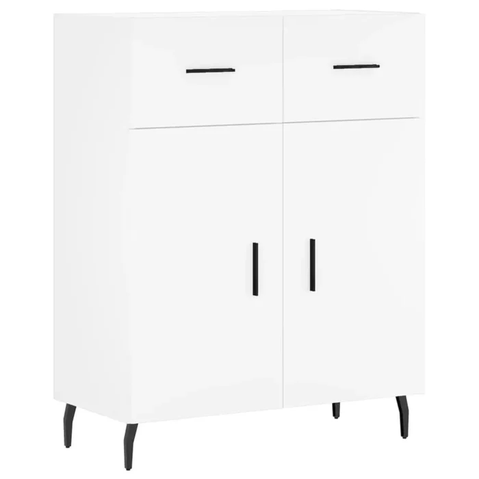 vidaXL Aparador de madera de ingeniería blanco 69,5x34x90 cm (52)