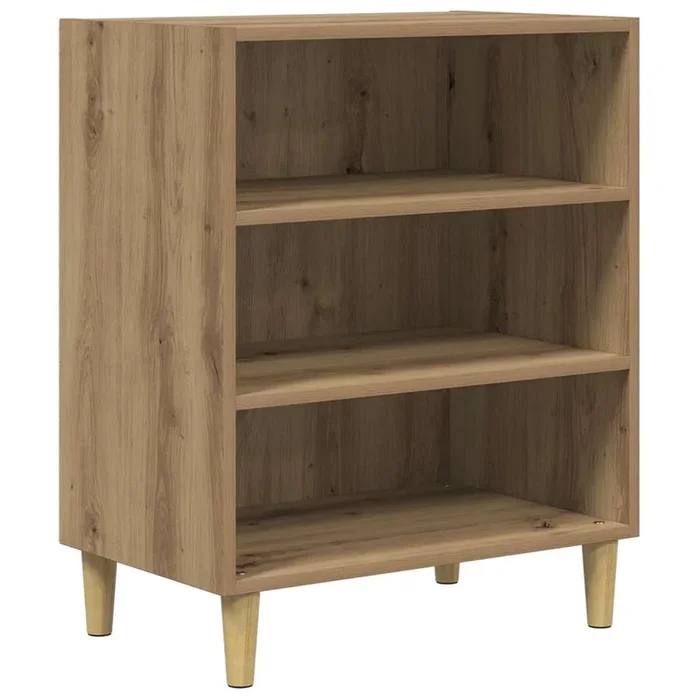 vidaXL Aparador de madera de ingeniería roble artisan 57x35x75 cm