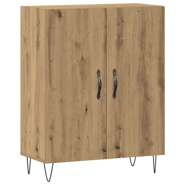 vidaXL Aparador de madera de ingeniería roble artisan 69,5x34x90 cm (6)