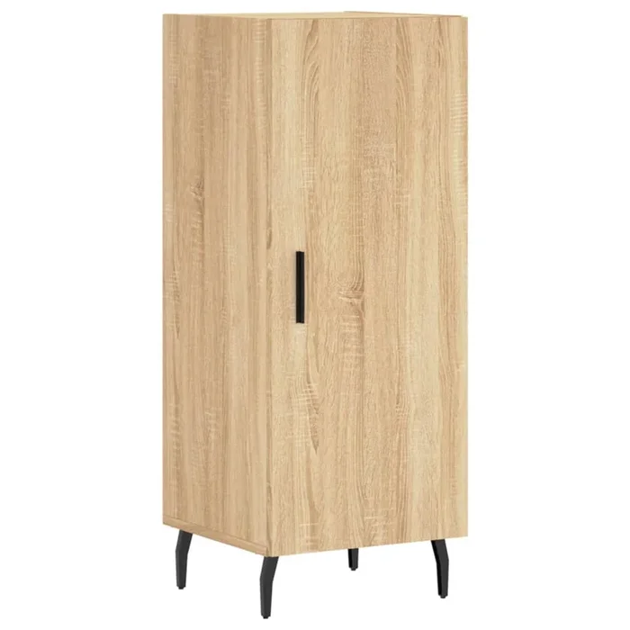 vidaXL Aparador madera contrachapada color roble Sonoma 34,5x34x90 cm (34)