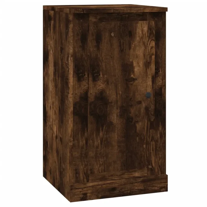 vidaXL Aparador madera contrachapada roble ahumado 37,5×35,5×67,5 cm