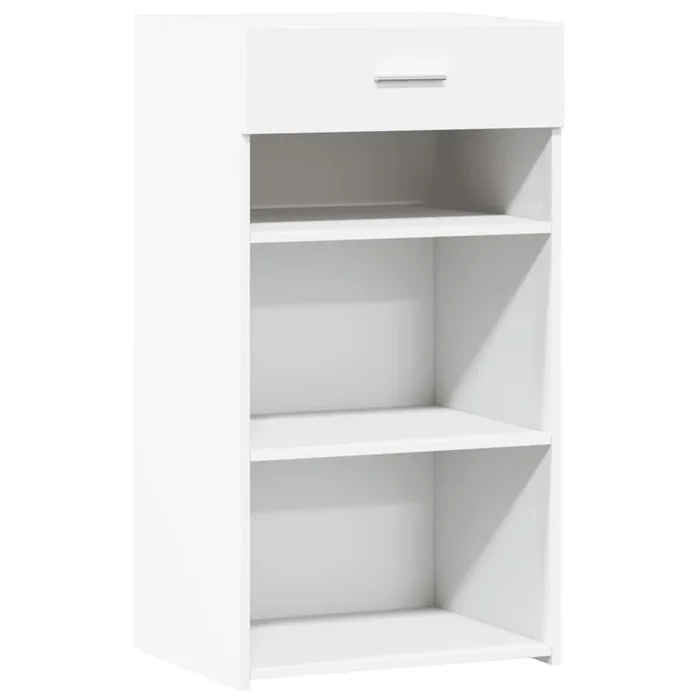 vidaXL Aparador madera de ingeniería blanco 50×42,5×93 cm (2)