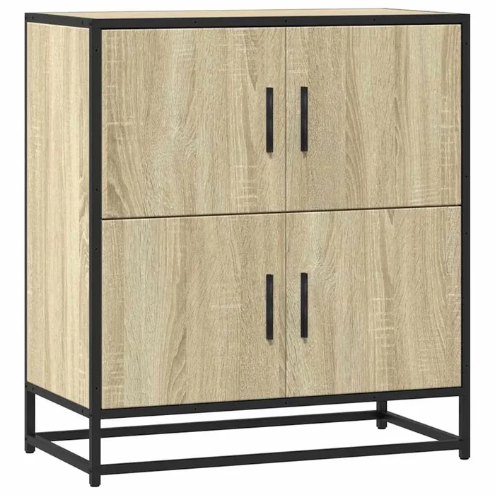 vidaXL Aparador madera ingeniería roble Sonoma 68x35x76 cm (2)