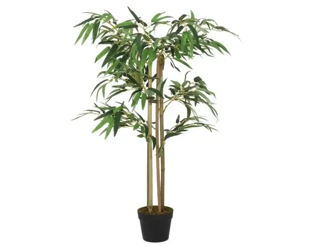 vidaXL árbol de bambú artificial con 380 hojas verde 80 cm | Brico Depôt Subito Disponibile