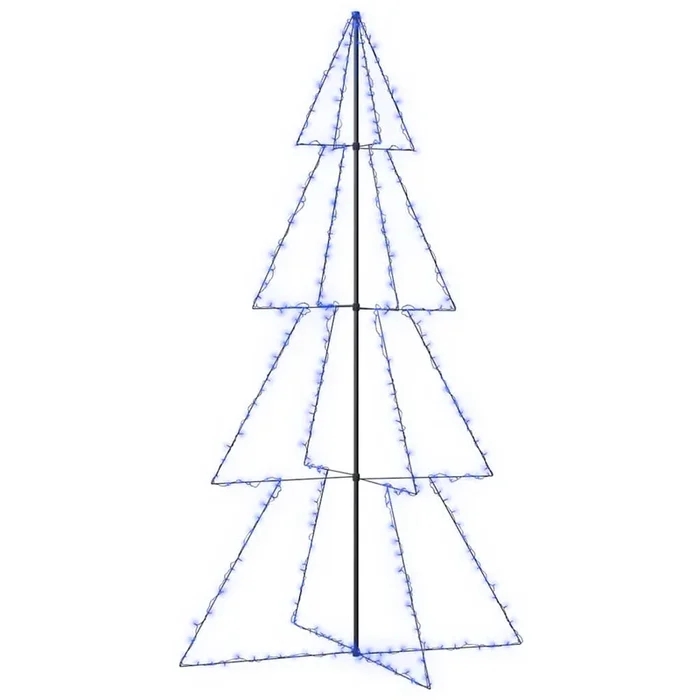 vidaXL Árbol de Navidad 360 luces LED interior y exterior 143×250 cm