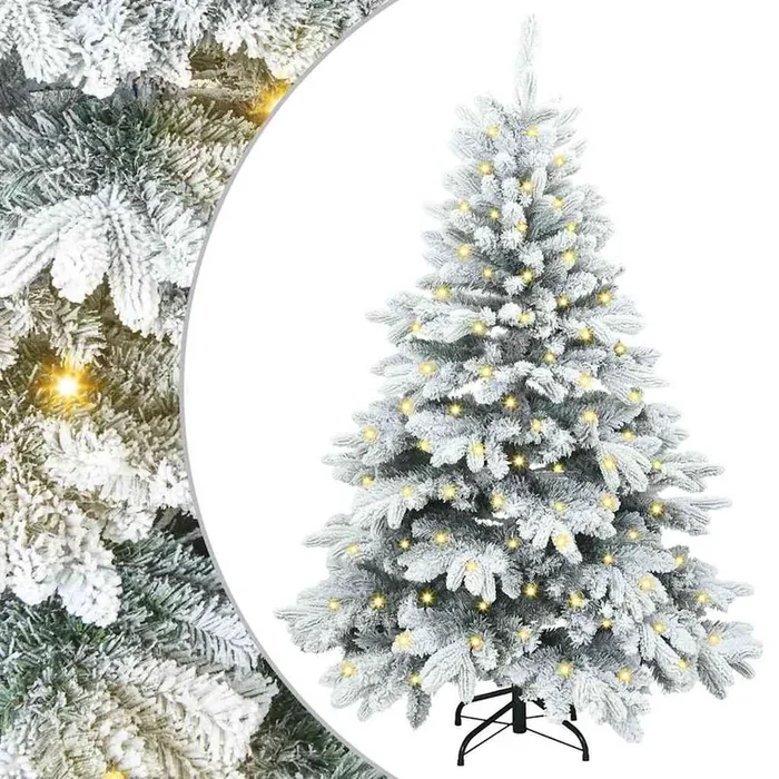 vidaXL Árbol de Navidad artificial con 150 LED Verde 120 cm PE y PVC (58)