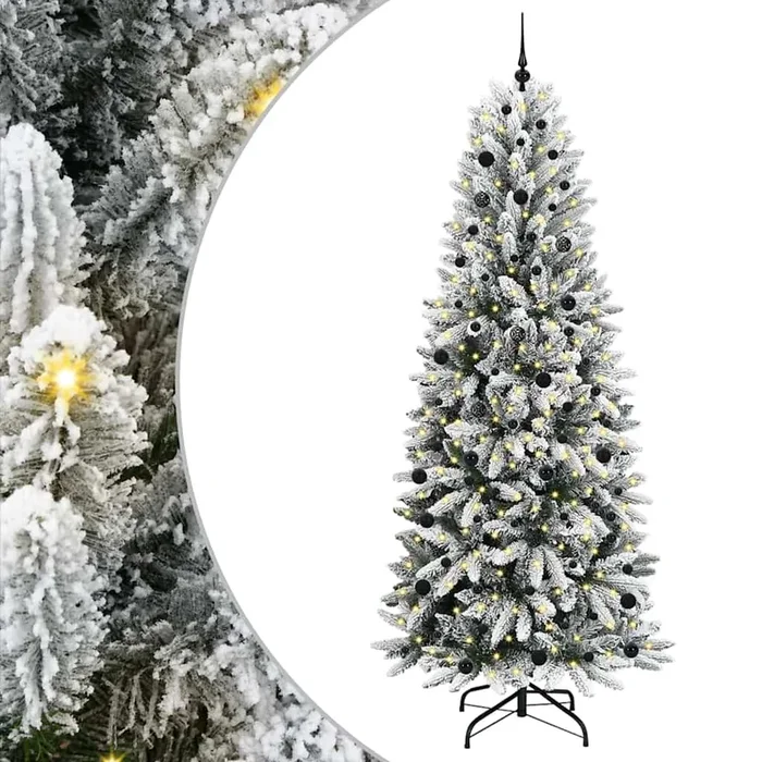 vidaXL Árbol de Navidad artificial con 300 LED 93 x 93 x 240 cm
