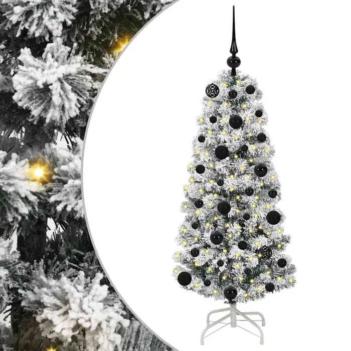 vidaXL Árbol de Navidad artificial con ramas articuladas 120 cm PVC (7)