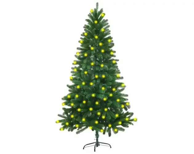 vidaXL árbol de navidad artificial preiluminado con luces verde 150 cm | Brico Depôt Edizione Limitata