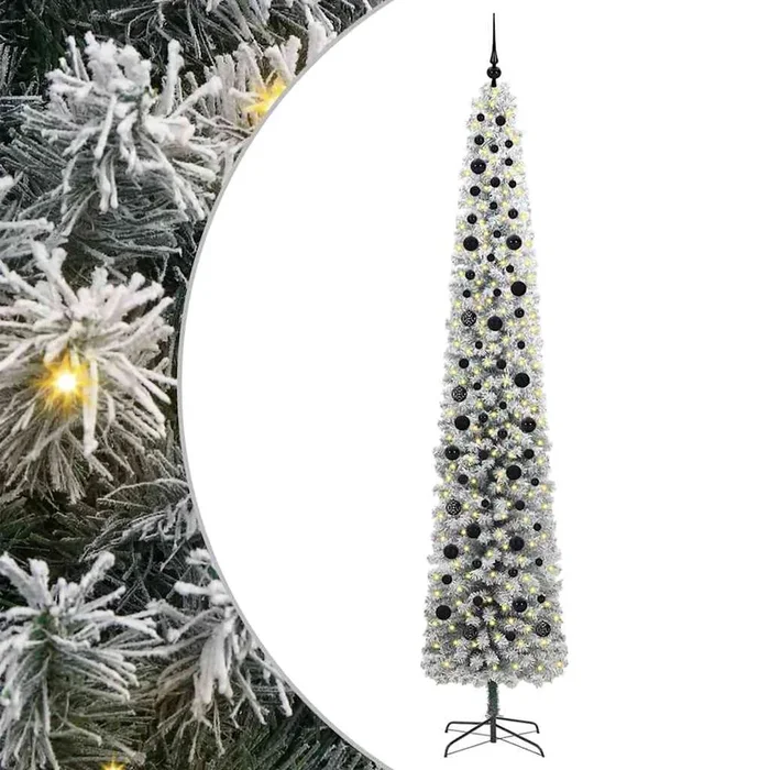 vidaXL Árbol de Navidad artificial Verde 270 cm PVC, Acero y Plástico (11)