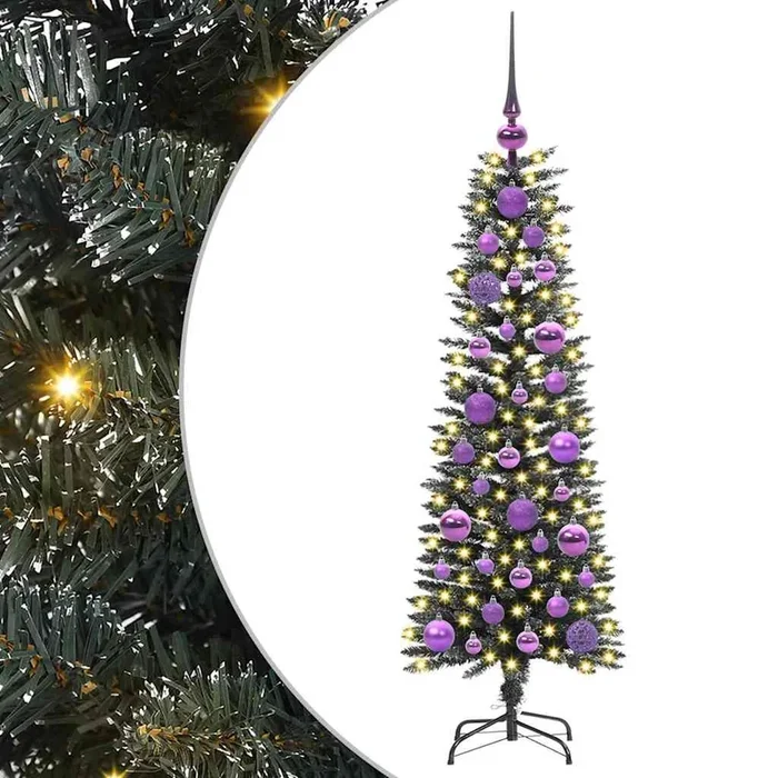 vidaXL Árbol de Navidad artificial Verde 40.5 x 40.5 x 120 cm (7)