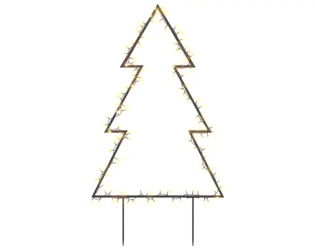 vidaXL árbol de navidad luces decorativas con estacas 115 LED 90 cm | Brico Depôt Promozione Esclusiva