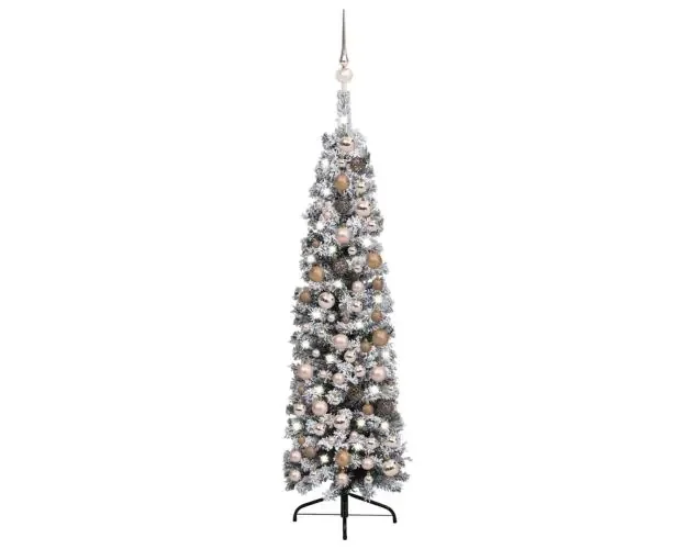 vidaXL árbol de navidad preiluminado con luces y bolas verde 150 cm | Brico Depôt Nuovo Arrivo