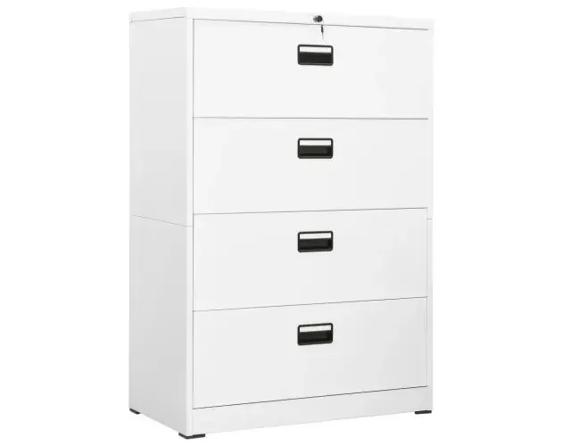 vidaXL armario archivador de acero blanco 90x46x134 cm | Brico Depôt Compra Adesso