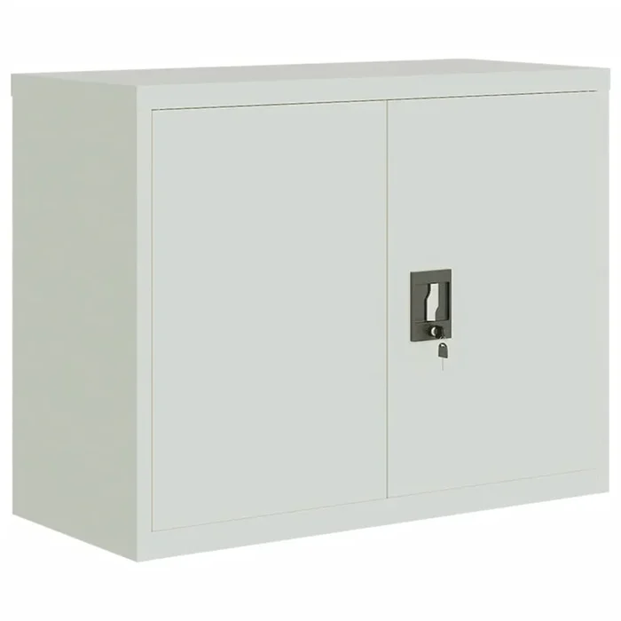 vidaXL Armario archivador de acero gris claro 90x40x70 cm